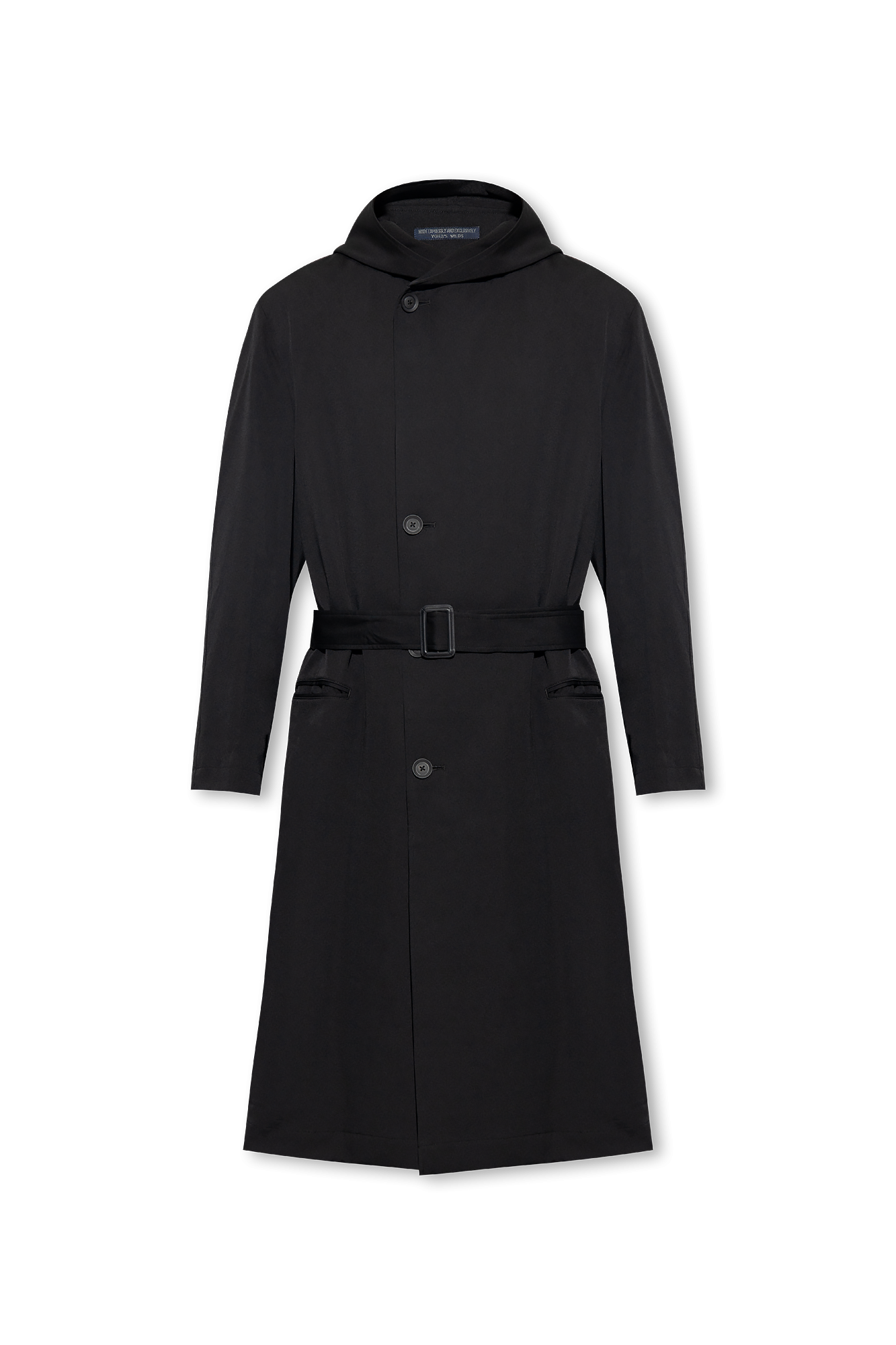 Black Hooded coat Yohji Yamamoto - Vitkac Canada